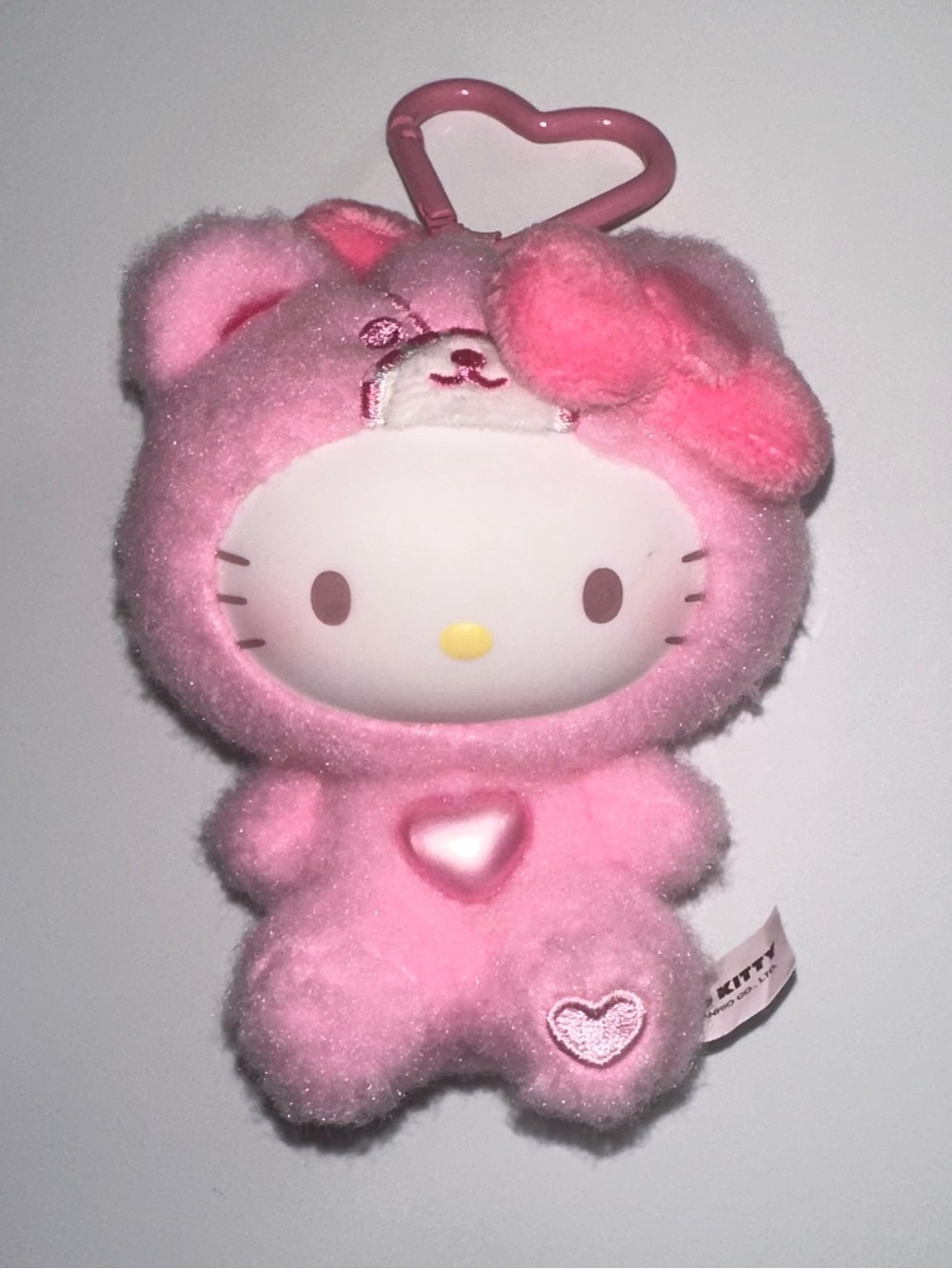 Hello Kitty teddy pajamas plush keyring